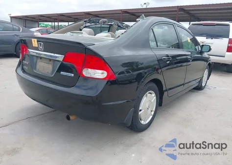 2010 Honda Civic Hybrid z USA, uszkodzony, nr VIN JHMFA3F26AS002535